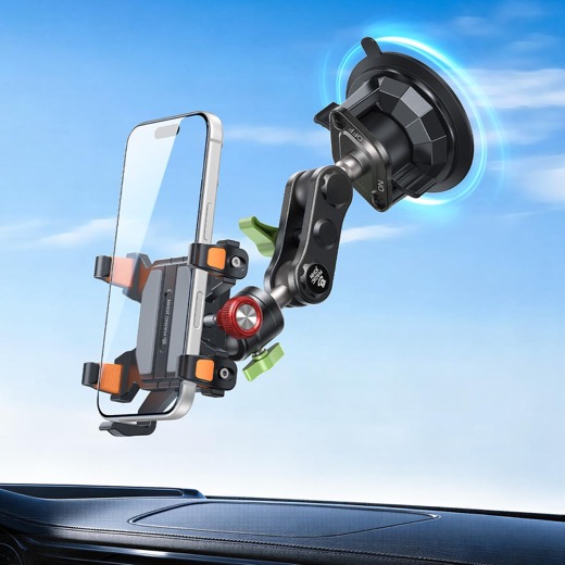 MAGIC JOHN clamp-arm cradle phone mount